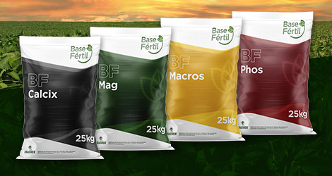 Lançamento Base Fértil, linha de fertilizantes granulados.
